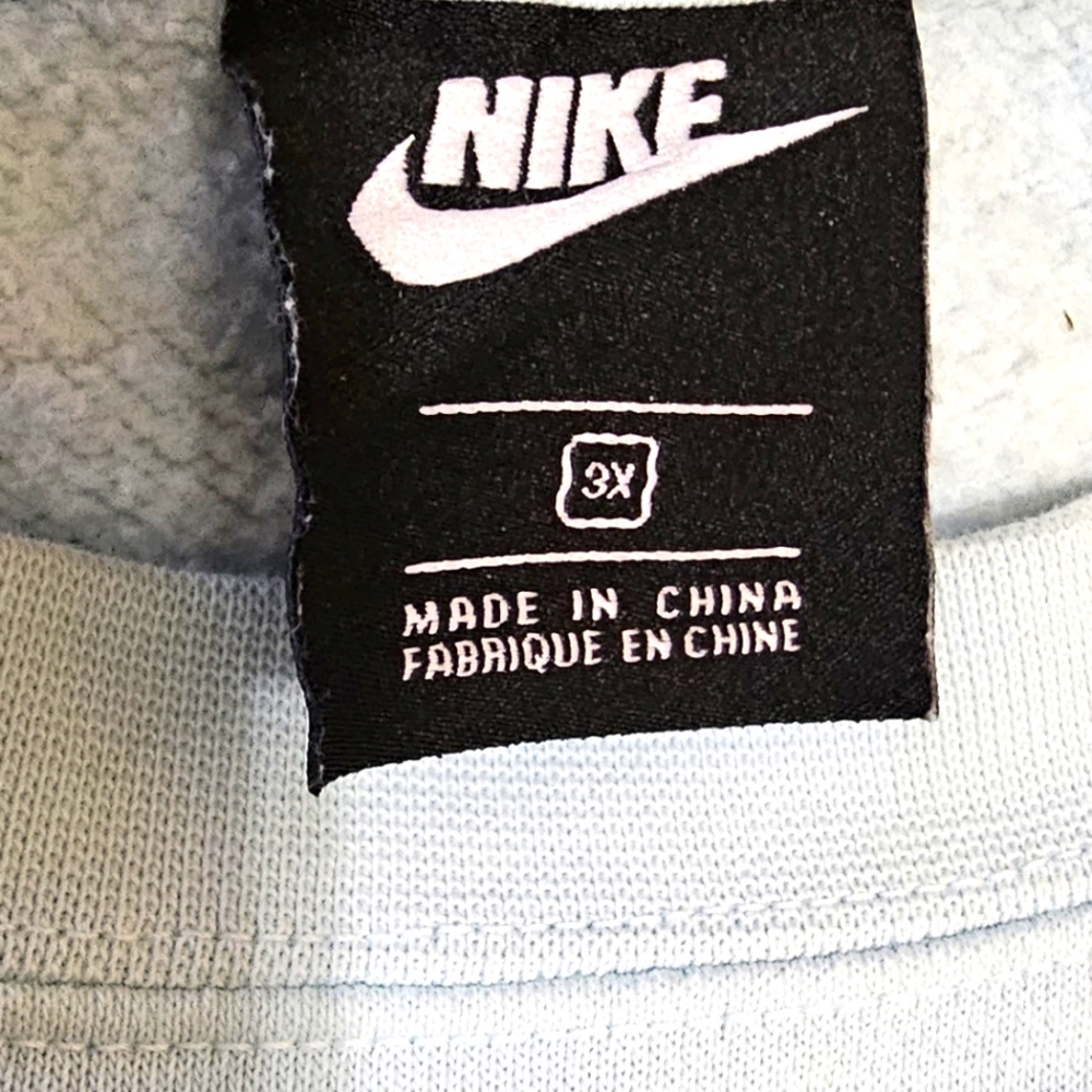 Nike cropped tie-dyed sweatshirt sz 3x - Picture 6 of 9